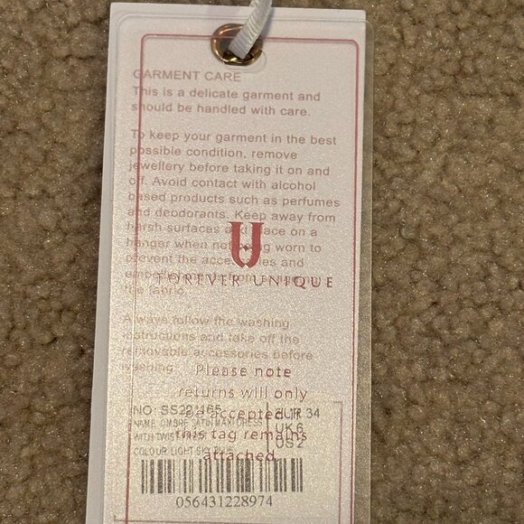 FOREVER UNIQUE Blue & Lime Ombre Satin Maxi Dress/Gown w/ Twist Front Size 2 New - Picture 9 of 16